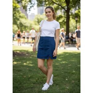 Free People Modern Femme denim mini skirt | Size M